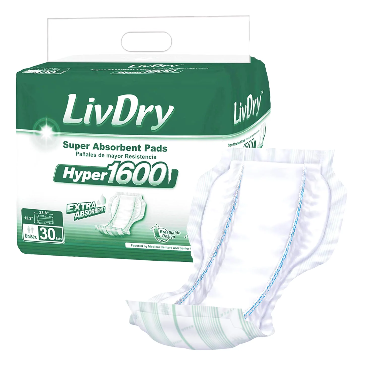 A Hyper 1600 insert laid flat beside its pack.